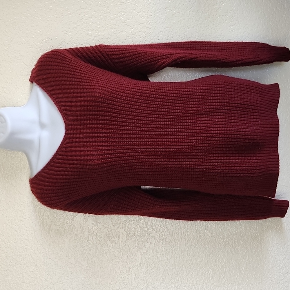 HWA APPAREL KNIT KNOT SWEATER SIZE L